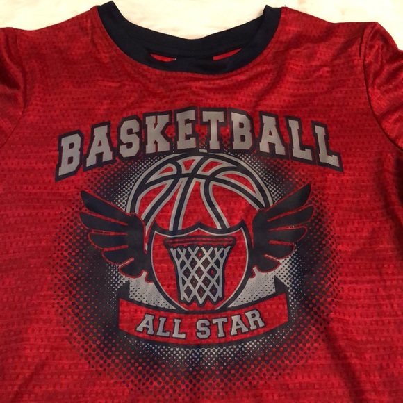 NWT Boys Spalding Performance Basketball SS T-Shirt - Size 8 - 100% Polyester - Picture 2 of 7